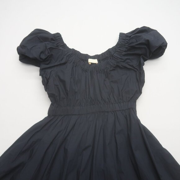 Ulla Johnson Nanette Midi Dress in Noir Black Size 4 - Picture 5 of 11